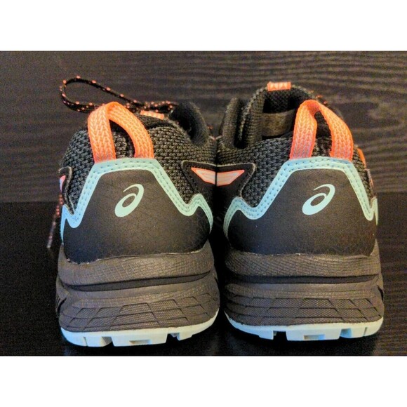 ASICS GEL VENTURE 8 WOMENS sz 6.5 BLACK CORAL RUNNING HIKING SHOE SNEAKER Nice - Picture 4 of 11